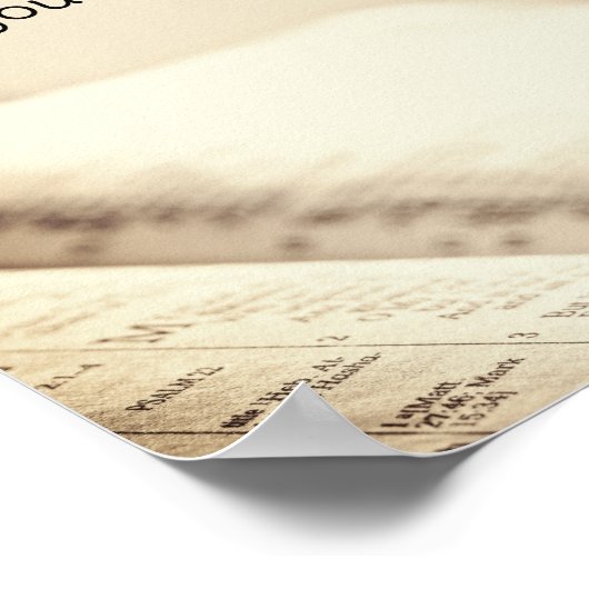 Matteüs 6:6 Wanneer u bidt Christelijke Bijbelvers Poster (Hoek)