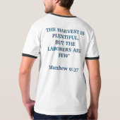 Matteüs 9:37 t-shirt (Achterkant)
