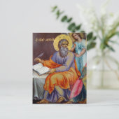 Matteüs de Evangelist Orthodox Christelijk Icoon Briefkaart (Staand voorkant)