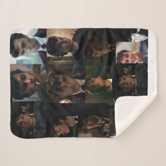 mattheo riddle, marcus lopez blanket sherpa deken (Voorkant (horizontaal))