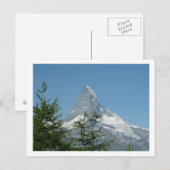 Mattherhorn Zwitserland briefkaart (Voorkant / Achterkant)