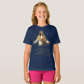 Mattheüs 11:28 t-shirt (Voorkant volledig)