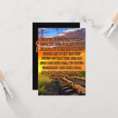 Mattheüs 13:15 KJV Bijbel Verse Pic Groet Kaart (Voorkant / Achterkant in situ)