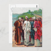 Mattheüs 16:13-14 Wie Mannen doet, zegt dat ik bri Briefkaart (Voorkant / Achterkant)