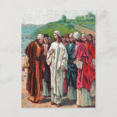 Mattheüs 16:13-14 Wie Mannen doet, zegt dat ik bri Briefkaart (Voorkant)