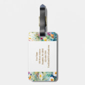 Mattheüs 17:20 Geloof als mosterdzaadbijbelvers Bagagelabel (Achterkant verticaal)