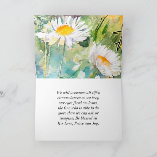 Mattheüs 17:20 Geloof als mosterdzaadbijbelvers Kaart (Binnen)