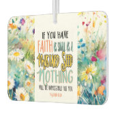 Mattheüs 17:20 Geloof als mosterdzaadbijbelvers Luchtverfrisser (Links)