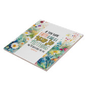 Mattheüs 17:20 Geloof als mosterdzaadbijbelvers Tegeltje (Zijkant)