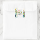 Mattheüs 17:20 Geloof als mosterdzaadbijbelvers Vierkante Sticker (Tas)