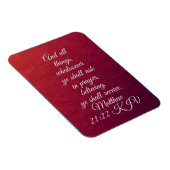 Mattheüs 21:22 Bijbelvers van de KJV Magneet (Rechterzijde)