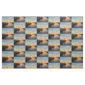 MATTHEÜS 22:37 SUNRISE SCRIPTUUR VERS ONTWERP STOF (Fat Quarter)