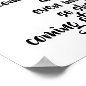 MATTHEÜS 24:27 "Want als de bliksem komt..." Poster (Hoek)