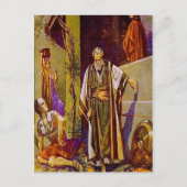 Mattheüs 26:69-75 Petrus ontkent het briefkaart va (Voorkant)