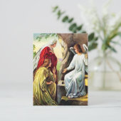 Mattheüs 28:1-7 Hij is niet hier, Hij is opgestaan Briefkaart (Staand voorkant)