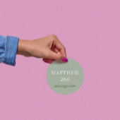 Mattheüs 28:6 – Hij Is Opgewekt Pasen Sticker