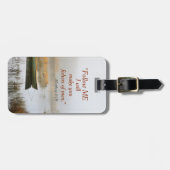 Mattheüs 4:19 Bijbelvers Vissers van Mannen, gewoo Bagagelabel (Voorkant horizontaal)