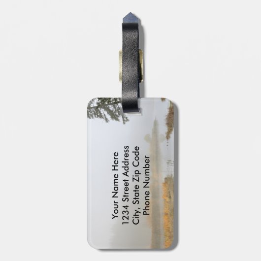 Mattheüs 4:19 Bijbelvers Vissers van Mannen, gewoo Bagagelabel (Achterkant verticaal)