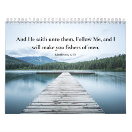 Mattheus 4:19 Jezus Zei Volg Mij Bijbelvers Kalender