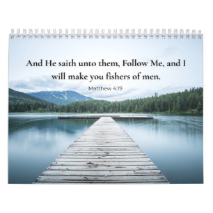 Mattheus 4:19 Jezus Zei Volg Mij Bijbelvers Kalender