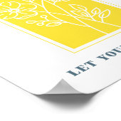 Mattheüs 5:16 Laat uw licht Christelijke kunst sch Poster (Hoek)