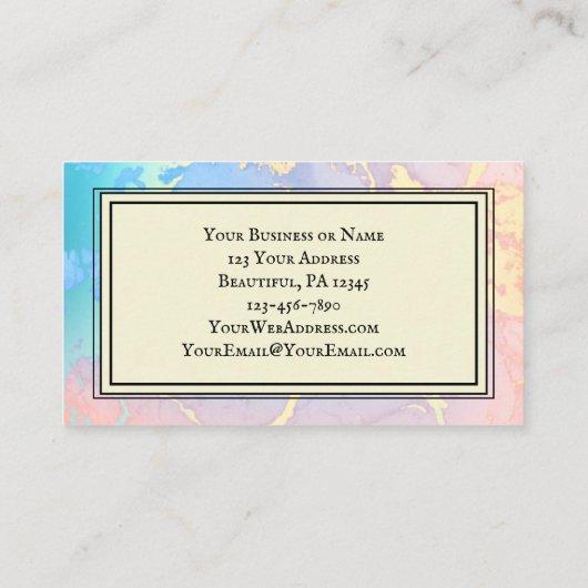 Mattheüs 5:16 Laat uw licht schijnen, Bijbelvers Visitekaartje (Achterkant)