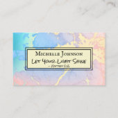 Mattheüs 5:16 Laat uw licht schijnen, Bijbelvers Visitekaartje (Voorkant)