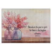 Mattheüs 5:3 Snijplank (Voorkant)