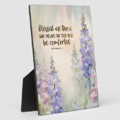 Mattheüs 5:4 Zalig zijn zij die treuren Begenadigi Fotoplaat (Zijkant)