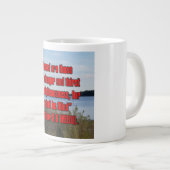 Mattheus 5:6 WEBU Mug Grote Koffiekop (Voorkant rechts)