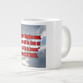 Mattheus 6:10 WEBU Mug Grote Koffiekop (Voorkant rechts)