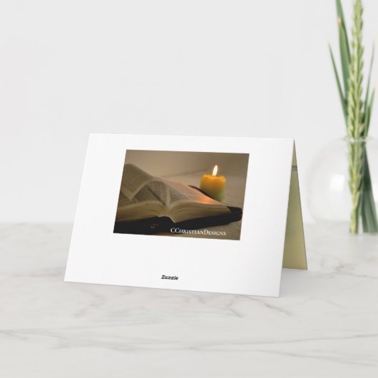 Mattheüs 6:26 De vogels zaaien en oogsten nog niet Kaart (Achterkant)