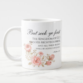 Mattheüs 6:33 Zoekt de eerste bloemlezing Grote Koffiekop