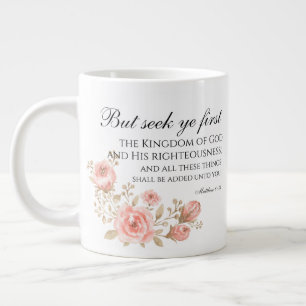 Mattheüs 6:33 Zoekt de eerste bloemlezing Grote Koffiekop