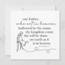 MATTHEUS 6:9 - Persoonlijke Notitiekaart Notitiekaartje