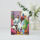 Mattheüs 7:36-50 Jezus vergeeft de zonden van een Briefkaart (Staand voorkant)