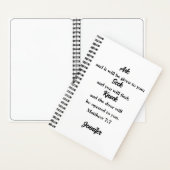 Mattheüs 7:7 Bijbelvers Aangepaste naam Schetsboek Notitieboek (Binnen)