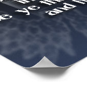 Matthew 10:16 BIBLE QUOTE SHEEP ONG WOLVES Poster (Hoek)