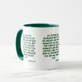 Matthew 11:27 KJV Bijbelscriptie twee-toon Mok (Voorkant links)