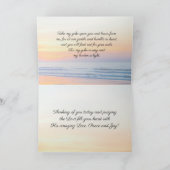 Matthew 11:28-30 Kom naar me toe iedereen die gek  Kaart (Binnen)