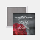 Matthew 11:28-30 magneet (Voorkant / Achterkant)