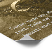 Matthew 11:28-30 poster (Hoek)