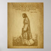 Matthew 11 28-30 poster (Voorkant)