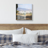 Matthew 11:28 Canvasprint | Geeft u rust Canvas Afdruk (Insitu (Slaapkamer))