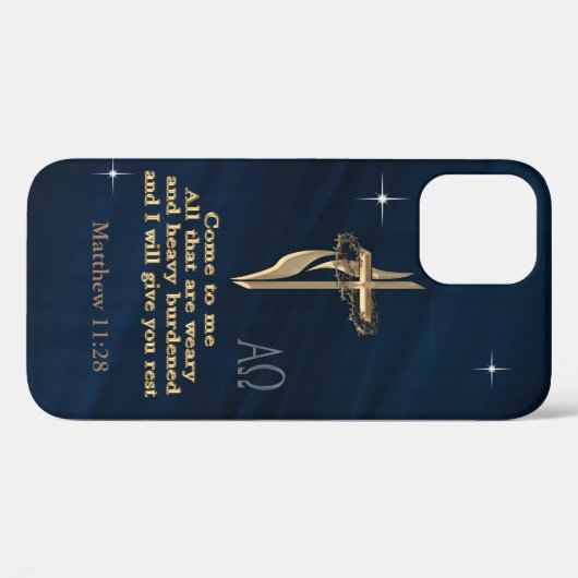 Matthew 11:28 Case-Mate iPhone case (Achterkant (horizontaal))