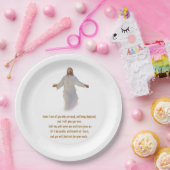 Matthew 11:28 geschenken papieren bordje (Feest)
