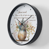 Matthew 11:28 Jezus zei: "Kom naar me Bijbelverse" (Hoek)