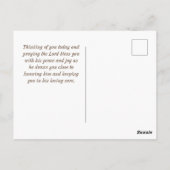 Matthew 11:28 Jezus zei: "Kom naar me Bijbelverse" Briefkaart (Achterkant)