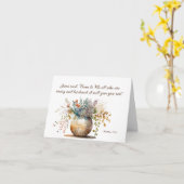 Matthew 11:28 Jezus zei: "Kom naar me Bijbelverse" Kaart (Gele Bloem)