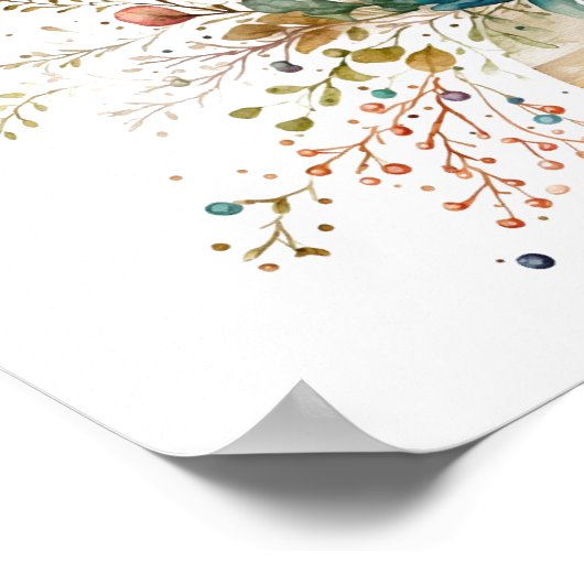 Matthew 11:28 Jezus zei: "Kom naar me Bijbelverse" Poster (Hoek)